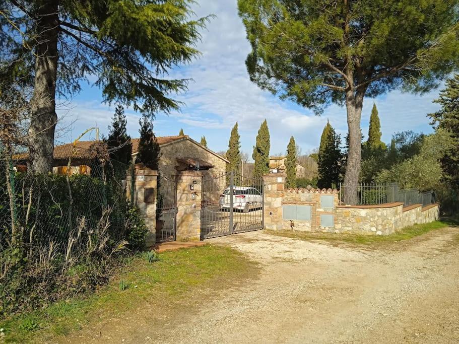 Villetta Con Parco Vicino San Gimignano Колле-ді-Валь-д'Ельса Екстер'єр фото