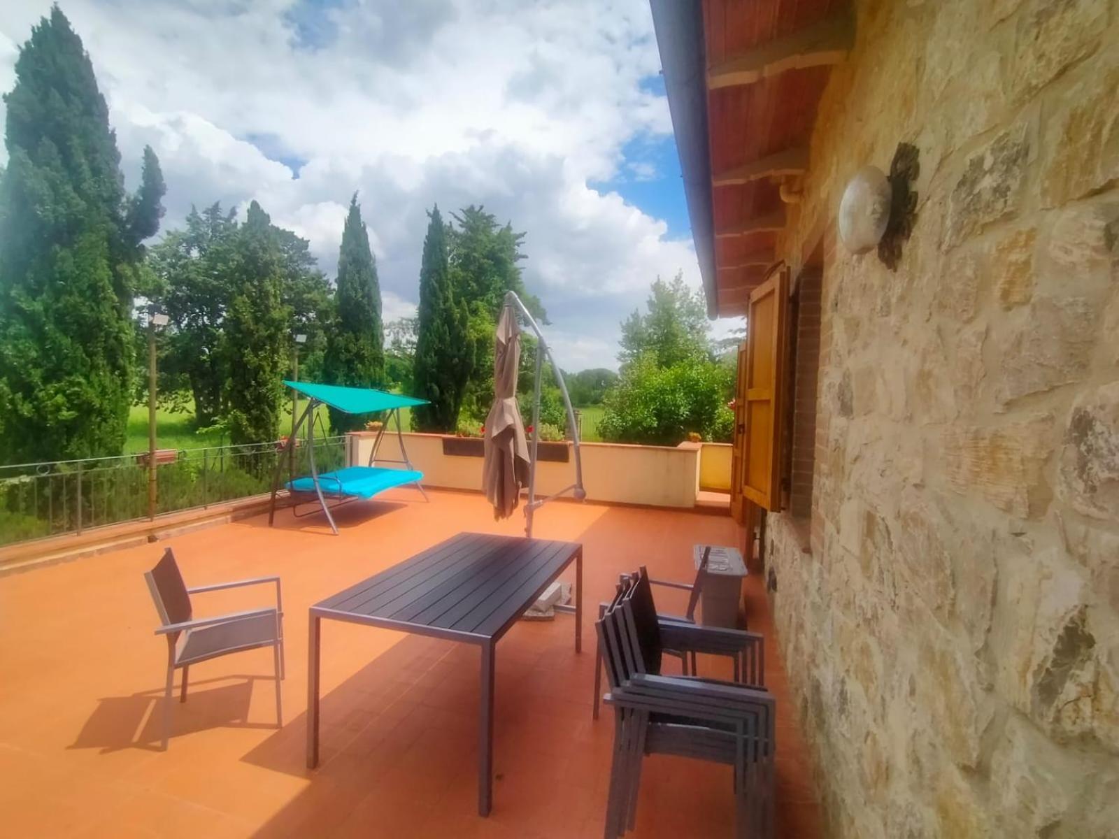 Villetta Con Parco Vicino San Gimignano Колле-ді-Валь-д'Ельса Екстер'єр фото